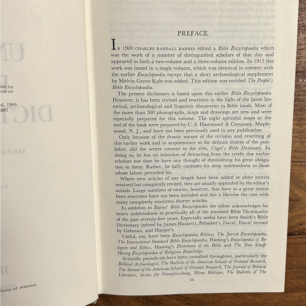 Ungers’s Bible Dictionary • Vintage • 1967 • HC Book W/ DJ • Moody Bible - Picture 8 of 11